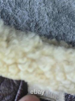 Vintage U. S. Army Air Force Leather Gunner Gloves Mitten A-9A Large WWII