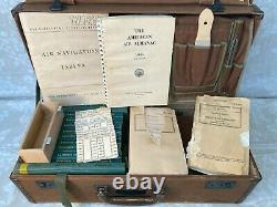 Vintage U S Army Air Forces Case, Celestial Navigation Type A-6 Books