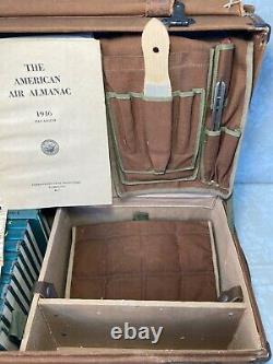 Vintage U S Army Air Forces Case, Celestial Navigation Type A-6 Books