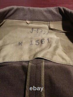 Vintage Us Military Ww2 U. S. Army Air Corps Uniform Coat Size 39r