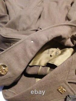 Vintage Us Military Ww2 U. S. Army Air Corps Uniform Coat Size 39r