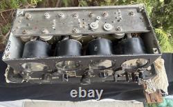 Vintage WW2 1945 US Military Naval Army Air Corp Bomber Instrument Panel Cluster