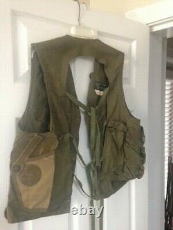 Vintage WW2 Army Air Forces Pilot Survival Emergency Sustenance Vest Type C-1