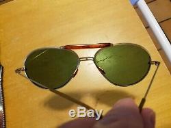 Vintage WW2 Era 1940s US Army Air Force US Navy USMC Pilots Aviator Sunglasses