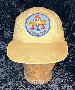 Vintage WW2 Korea US Army Air Corp Airplane Mechanic Workwear Cap Bainbridge GA