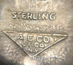 Vintage WW2 Sterling US ARMY AIR CORPS Service Pilot Wing by A. E. Co