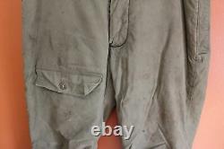 Vintage WW2 US Army Air Force Lined Flight Pants Trousers Type A-9 Tag Size 42