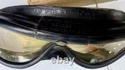 Vintage WW2 US Army/Air Force POLAROID type B-8 Flying Goggles withbox & lenses