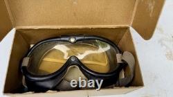 Vintage WW2 US Army/Air Force POLAROID type B-8 Flying Goggles withbox & lenses