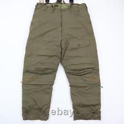 Vintage WW2 WWII A-8 USAF Eddie Bauer Army Air Force Goose Down Flight Pant 40