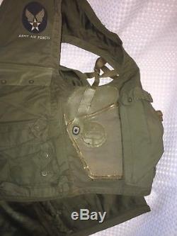 Vintage WW2 WWII US Army Air Corp Force Survival Vest Type C1