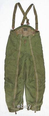 Vintage WWII 1940's U. S. Army Air Force Type A-11 Fur Lined Flying Pants 34