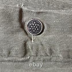 Vintage WWII 1940s Flight Suit Belted Gabardine Army Air Force Pilot Size 38L