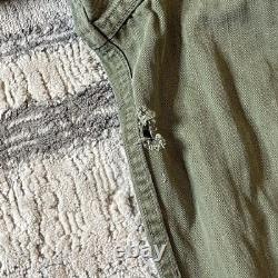 Vintage WWII 1940s Flight Suit Belted Gabardine Army Air Force Pilot Size 38L