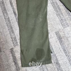 Vintage WWII 1940s Flight Suit Belted Gabardine Army Air Force Pilot Size 38L