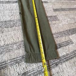 Vintage WWII 1940s Flight Suit Belted Gabardine Army Air Force Pilot Size 38L