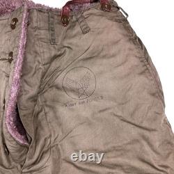 Vintage WWII A-10 Spec 3179 US Army Air Force militaryflight pants withsuspenders