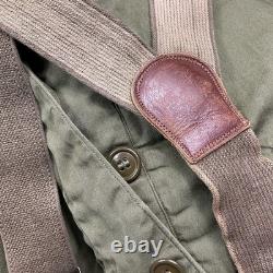 Vintage WWII A-10 Spec 3179 US Army Air Force militaryflight pants withsuspenders Vintage WWII A-10 Spec 3179 US Army Air Force militaryflight pants withsuspenders