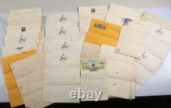Vintage WWII Army Air Force Soldier's Letters 1942-43 Spud To Farm Family Home