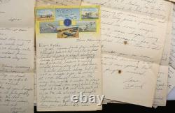 Vintage WWII Army Air Force Soldier's Letters 1942-43 Spud To Farm Family Home