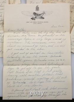 Vintage WWII Army Air Force Soldier's Letters 1942-43 Spud To Farm Family Home