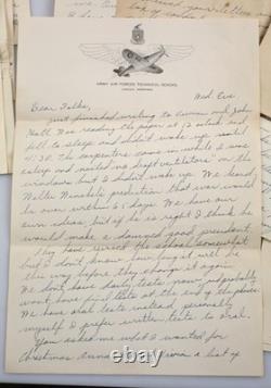 Vintage WWII Army Air Force Soldier's Letters 1942-43 Spud To Farm Family Home