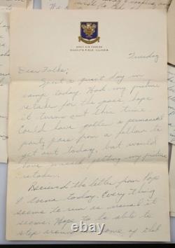 Vintage WWII Army Air Force Soldier's Letters 1942-43 Spud To Farm Family Home