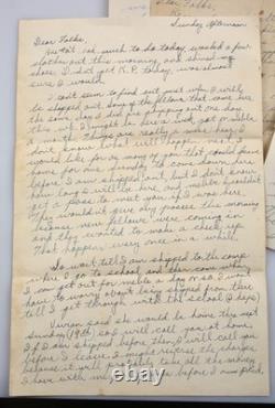 Vintage WWII Army Air Force Soldier's Letters 1942-43 Spud To Farm Family Home