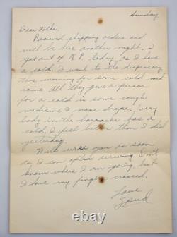 Vintage WWII Army Air Force Soldier's Letters 1942-43 Spud To Farm Family Home