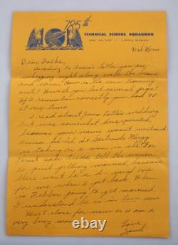 Vintage WWII Army Air Force Soldier's Letters 1942-43 Spud To Farm Family Home