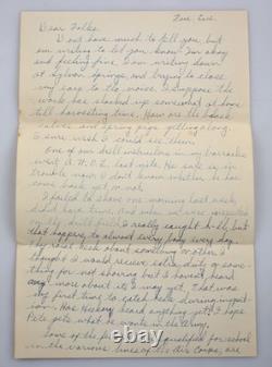 Vintage WWII Army Air Force Soldier's Letters 1942-43 Spud To Farm Family Home