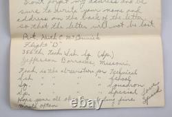Vintage WWII Army Air Force Soldier's Letters 1942-43 Spud To Farm Family Home