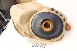 Vintage WWII Army Air Force Summer Pilot Helmet/Cap Spec. AN-H-15 Zip-a-bag Corp