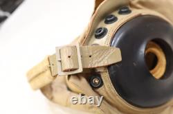 Vintage WWII Army Air Force Summer Pilot Helmet/Cap Spec. AN-H-15 Zip-a-bag Corp