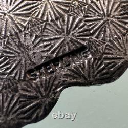 Vintage WWII Era United States Army Air Force 3 1/8 STERLING Observer Wings Pin