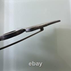 Vintage WWII Era United States Army Air Force 3 1/8 STERLING Observer Wings Pin