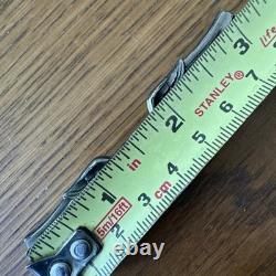 Vintage WWII Era United States Army Air Force 3 1/8 STERLING Observer Wings Pin