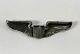 Vintage WWII Military Army Air Corps Sterling Silver Pilot Aviator Wings Pin