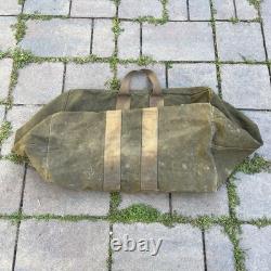 Vintage WWII Military Army Air Forces Aviator Kit Bag AN-6505-1 Named