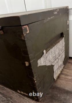 Vintage WWII Military US Army Air Forces Bomb Hoist Box Type C-3A Good Condition