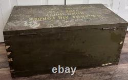 Vintage WWII Military US Army Air Forces Bomb Hoist Box Type C-3A Good Condition