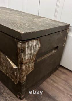 Vintage WWII Military US Army Air Forces Bomb Hoist Box Type C-3A Good Condition