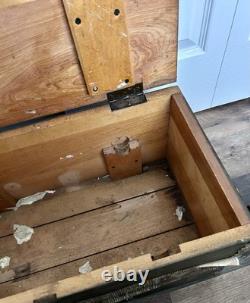 Vintage WWII Military US Army Air Forces Bomb Hoist Box Type C-3A Good Condition