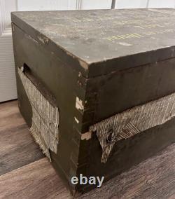 Vintage WWII Military US Army Air Forces Bomb Hoist Box Type C-3A Good Condition