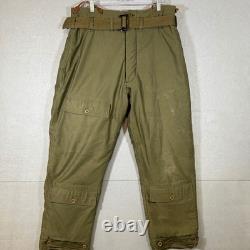 Vintage WWII Pant Size 42 US Army Air Force Type A-9 Flight Alpaca Lined