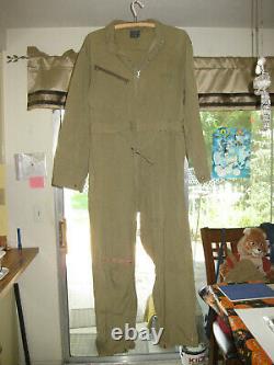 Vintage WWII Type A-4 Air Force US Army P-38 Pilot Flight Suit Size 40 1930s