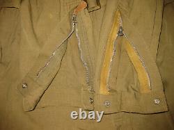 Vintage WWII Type A-4 Air Force US Army P-38 Pilot Flight Suit Size 40 1930s