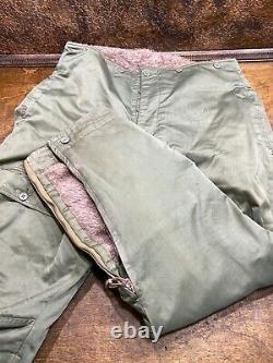 Vintage WWII Type A-9 US Army Air Force Bomber Crew Flight Pants Size 44 / WW2