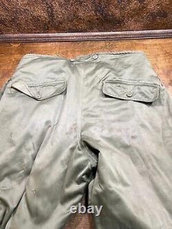 Vintage WWII Type A-9 US Army Air Force Bomber Crew Flight Pants Size 44 / WW2