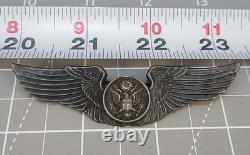 Vintage WWII USAAF Army Air Crew Wings Sterling Silver